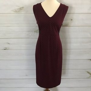 MOTHERHOOD MATERNITY RED DETAIL DRESS